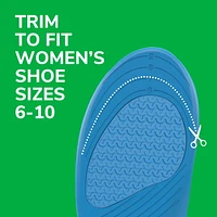 Dr. Scholl’s® semelles sport de notre série athlétique, femmes Ajustables, 1 paire,