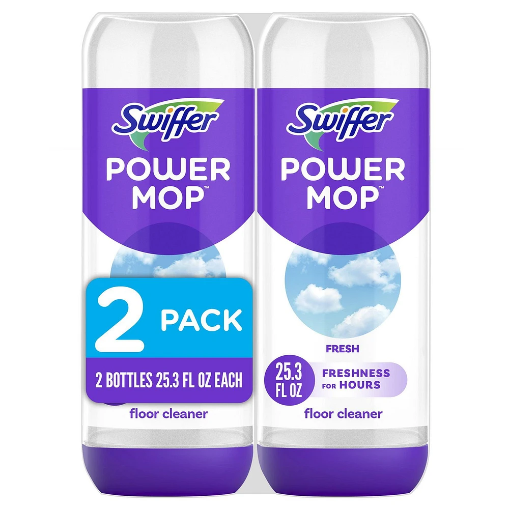 Swiffer PowerMop Floor Cleaning Solution with Fresh Scent, ., 1.5L