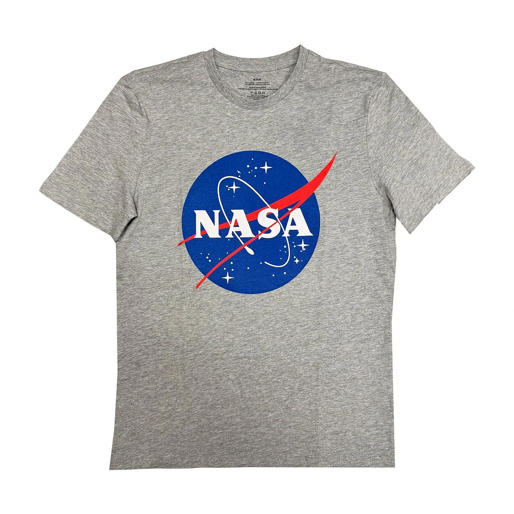 T-shirt original à manches courtes pour hommes de la NASA Tailles: P-TG