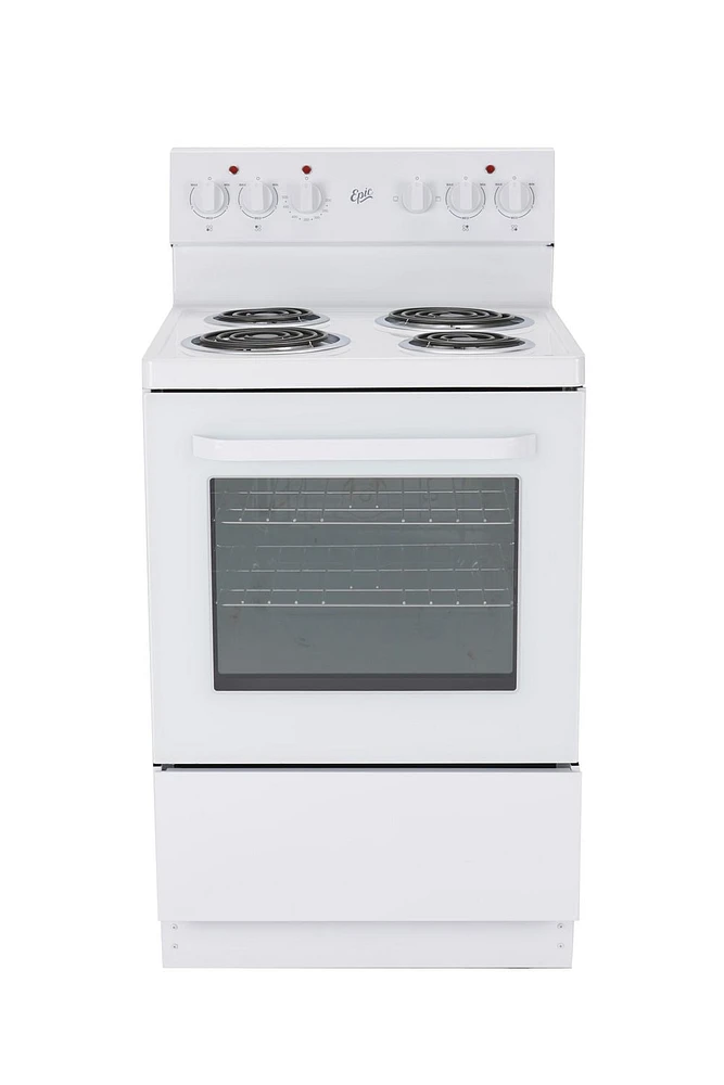 Epic White 24" Electric Range