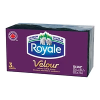 Royale Velour Facial Tissue, 1 Flat Boxes, 154 Tissues per box, 3-Ply, 154 Tissues