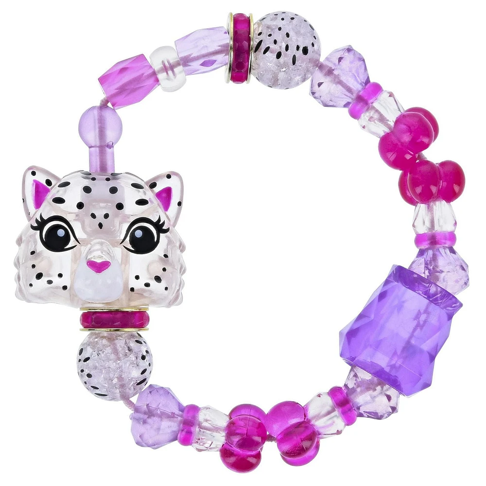 Twisty Petz, Series 4, Sparkle Dot Snow Leopard, Collectible Bracelet for Kids Aged 4 and Up