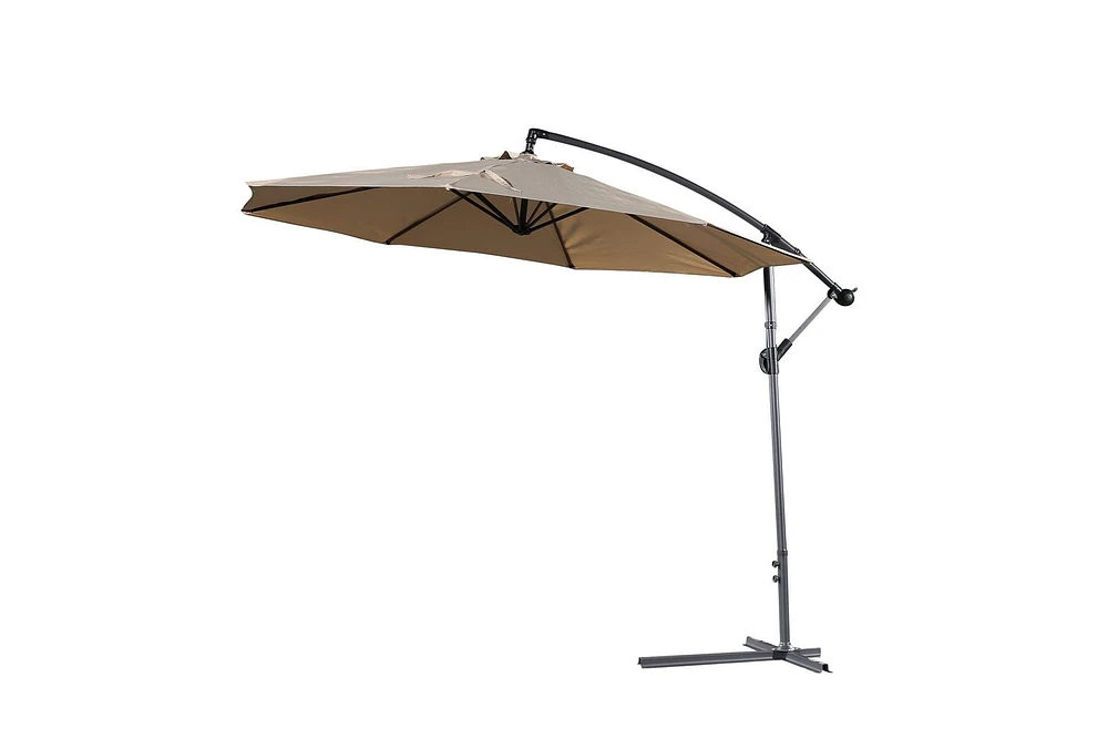 Gandia 10ft. Patio Cantilever Umbrella with Base