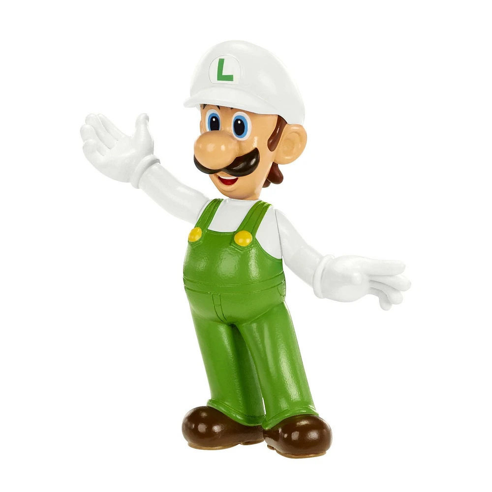 Figurine articulée 2,5 po Nintendo - Luigi de Feu