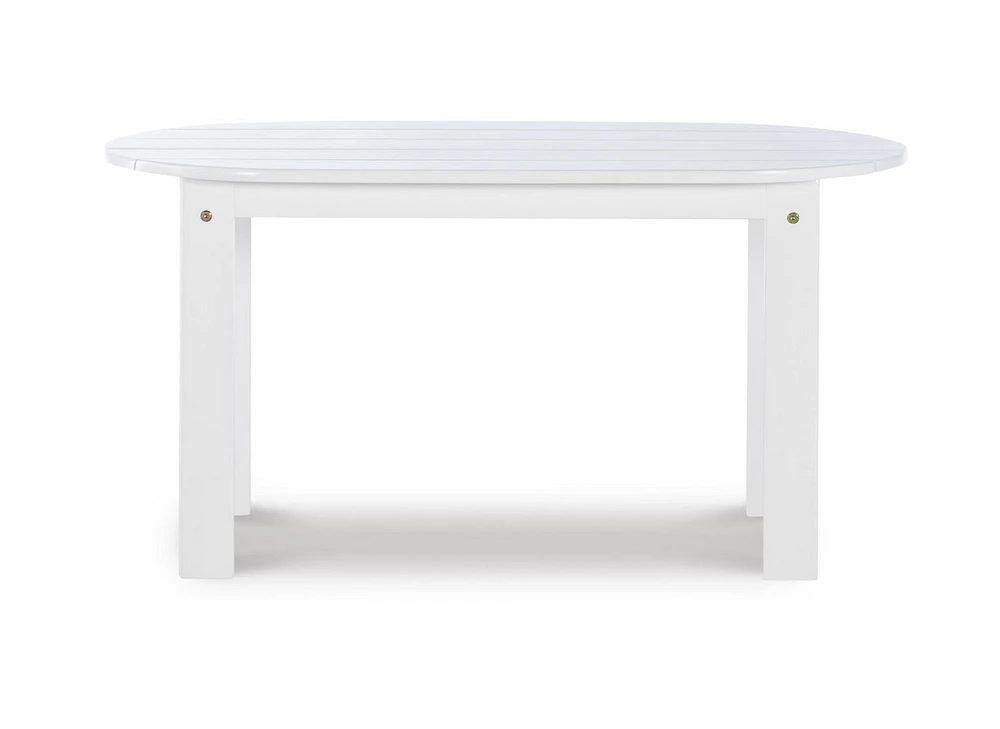 White Adirondack Outdoor Coffee Table