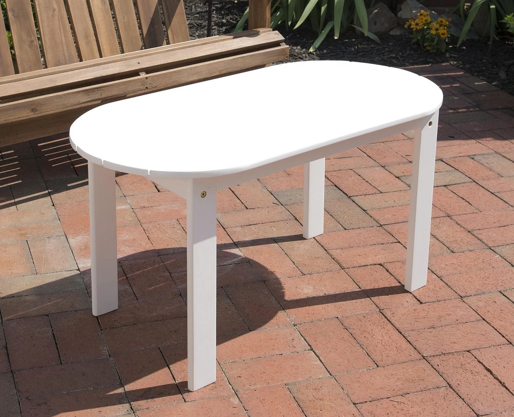 White Adirondack Outdoor Coffee Table