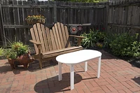 White Adirondack Outdoor Coffee Table