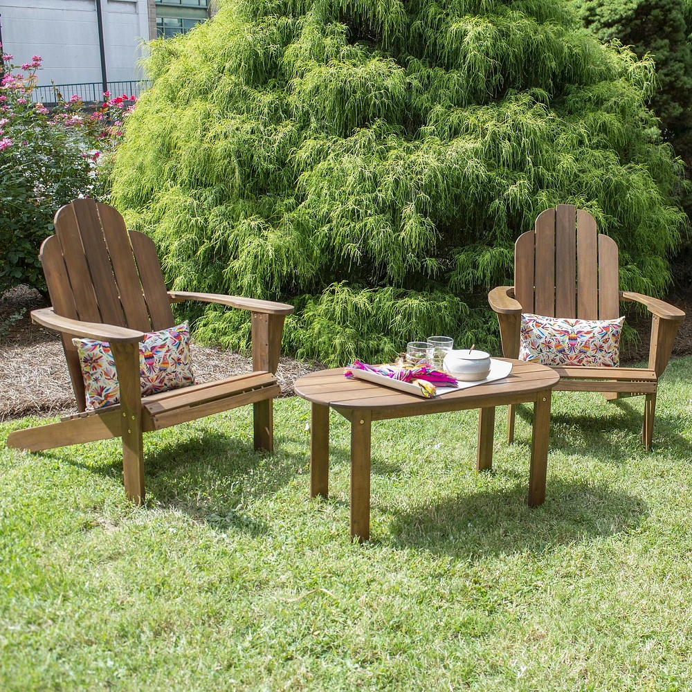 Teak Adirondack Outdoor Coffee Table