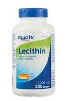 Equate Lecithin<br>1,200 mg, 200 Softgels