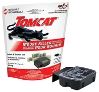 Tomcat Mouse Killer Refillable Bait Station, Mouse Refill Bait 8 x 28g