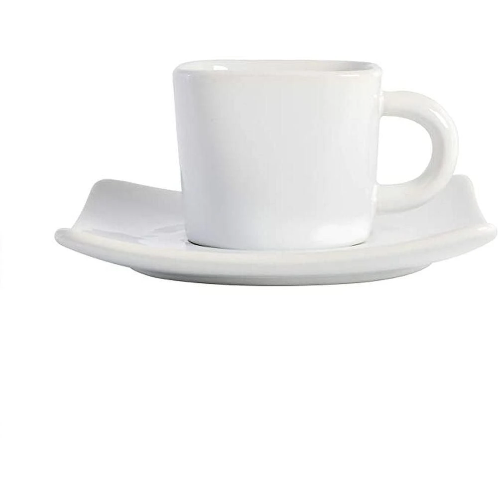 Gibson Home Gracious Dining Ensemble de soucoupes et tasses à expresso avec support, 13 pièces