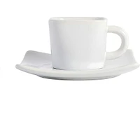 Gibson Home Gracious Dining Espresso Saucer & Cup Set w/ Stand, 13 Pieces