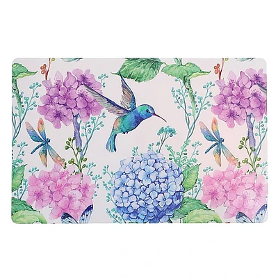 IH Casa Decor Plastic Placemat Hummingbird - Ensemble De 12