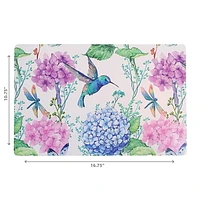 IH Casa Decor Plastic Placemat Hummingbird - Set of 12