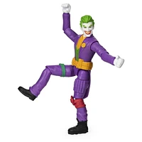 Batman 4-inch The Joker Action Figure with 3 Mystery Accessories, for Kids Aged 3 and up