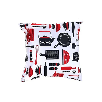 IH Casa Decor Polyester Digital Print Cushion Kitchenware 18 X 18 - Set of 2