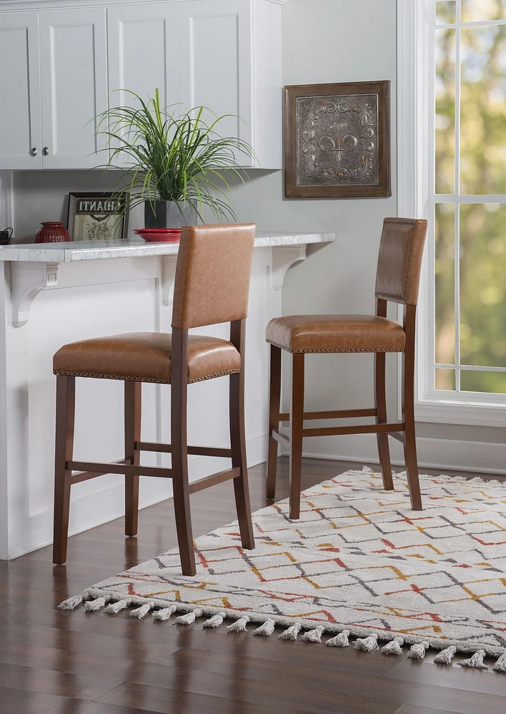 Garland Caramel Bar Stool