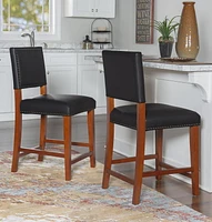 Garland Black Counter Stool