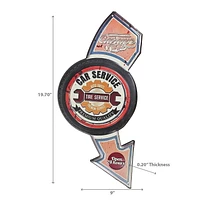 IH Casa Decor Embossed Metal Wall Sign Car And Tire Service