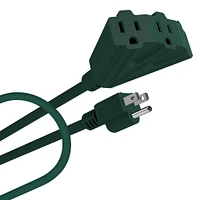 Stanley Power Block 8', 8ft 3-Outlet Grounded Outdoor Extension Cord