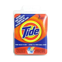 Tide Travel Sink Packets 3 Uses, 3 x 5ml