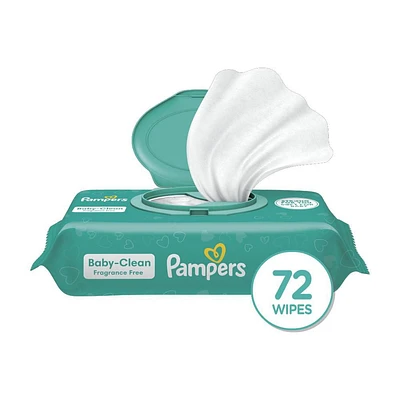 Lingettes pour bébés non parfumées Pampers Complete Clean, 1X boîte distributrice