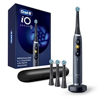 Oral-B iO Series 9 Electric Toothbrush with 4 Brush Heads, iO9 Rechargeable Power Toothbrush, 1 Set