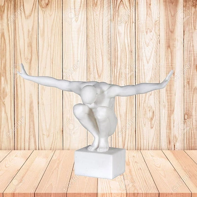 Gymnast Creative Statue Figurines for Home & Office Decoration Canadian Furniture