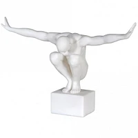 Gymnast Creative Statue Figurines for Home & Office Decoration Canadian Furniture