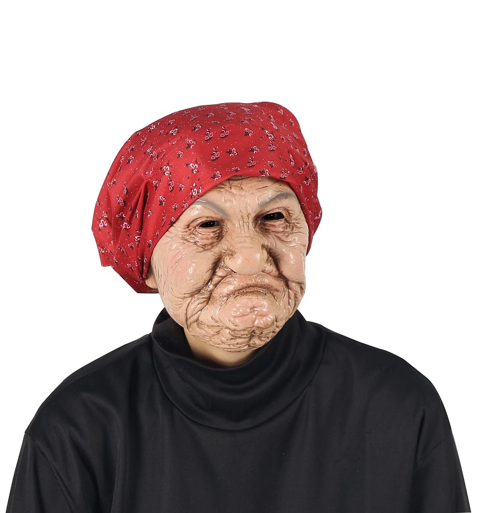 Way to Celebrate Adult Unisex Halloween Old Nanna Mask Costume Accessory