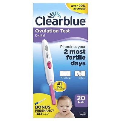 Clearblue Digital Ovulation Test, 20 CT