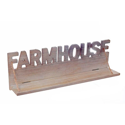 IH Casa Decor Farmhouse Wood Shelf