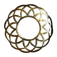 IH Casa Decor Accent Mirror Circular Gold