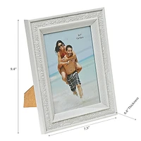 IH Casa Decor 5" X 7" Picture Frame White Scale - Set of 2