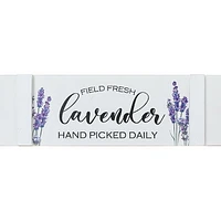 IH Casa Decor Wooden Fence Sign Field Fresh Lavender