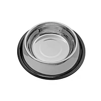 IH Casa Decor Stainless Steel Pet Bowl With Anti-Slip Ring Base