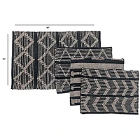 IH Casa Decor Cotton Handwoven Rug 36 X 48 Asstd - Set of 4