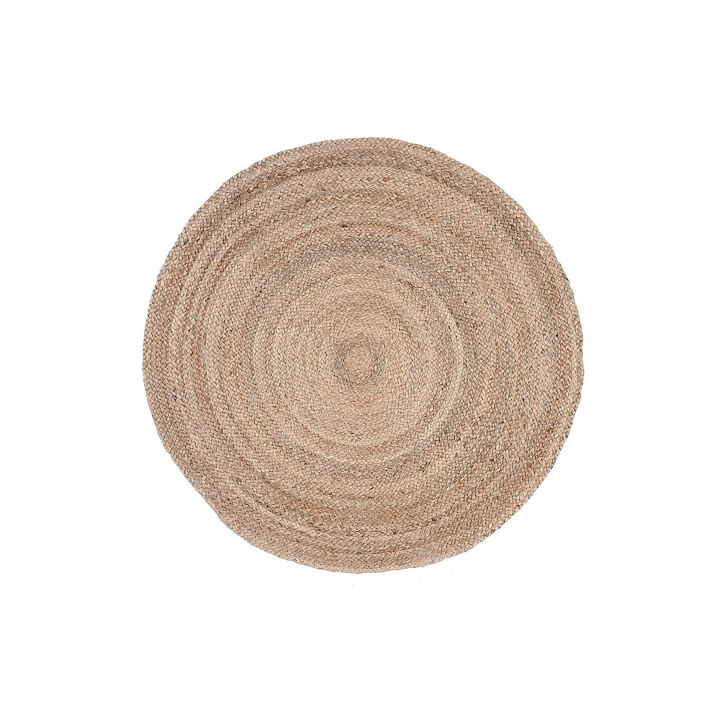 IH Casa Decor Round Braided Jute Mat 36"