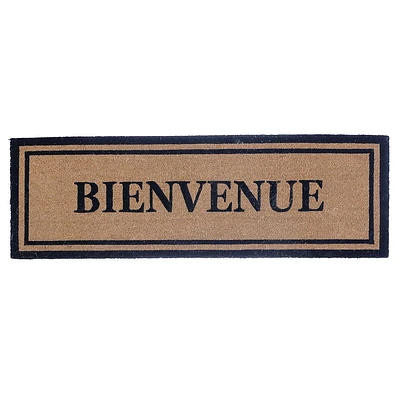 IH Casa Decor Natural Fibers Door Mat Bienvenue 16 X 48