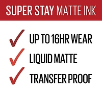 Maybelline New York Superstay Matte Ink™ Long-Lasting Lipstick, 5ml, SuperStay Matte Ink Lipstick
