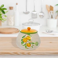 IH Casa Decor Ceramic Lemon Canister