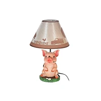 IH Casa Decor Lamp Muddy Delight Pig 19.5"