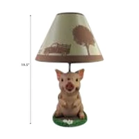 IH Casa Decor Lamp Muddy Delight Pig 19.5"