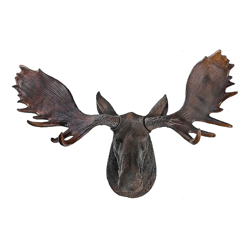 IH Casa Decor Polyresin Moose Head The Baron 21.95"