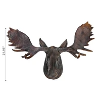 IH Casa Decor Polyresin Moose Head The Baron 21.95"