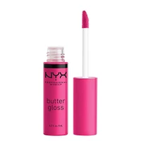NYX Professional Makeup Gloss au Beurre, Brillant à Lèvres, 8 mL gloss, couvrance moyenne