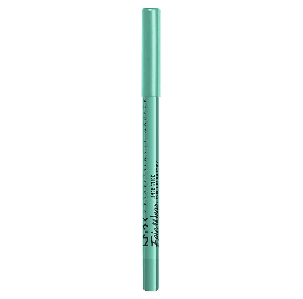 NYX PROFESSIONAL MAKEUP, Ligneur en bâton Epic Wear, Hydrofuge, Longue Tenue - BLUE TRIP (Bleu aqua) Crayon hydrofuge