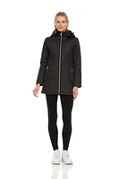 Swiss Alps Women's Quilted Hooded Jacket