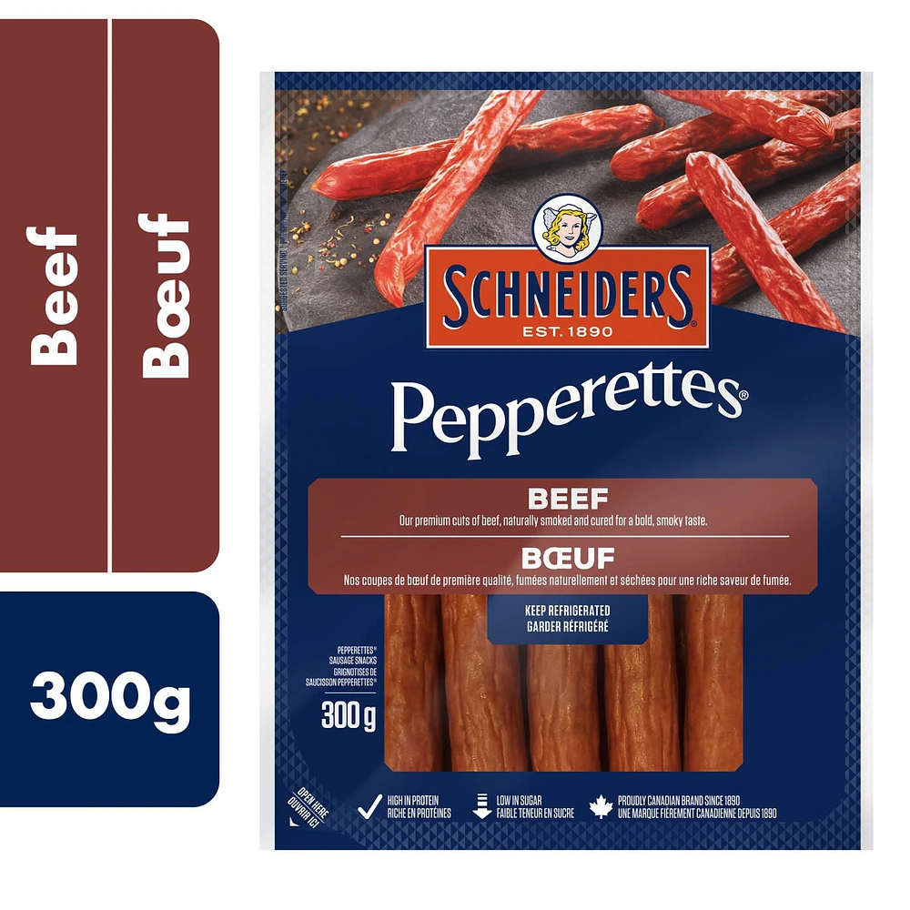 Schneiders Pepperettes Sausage Sticks Beef, 300 g