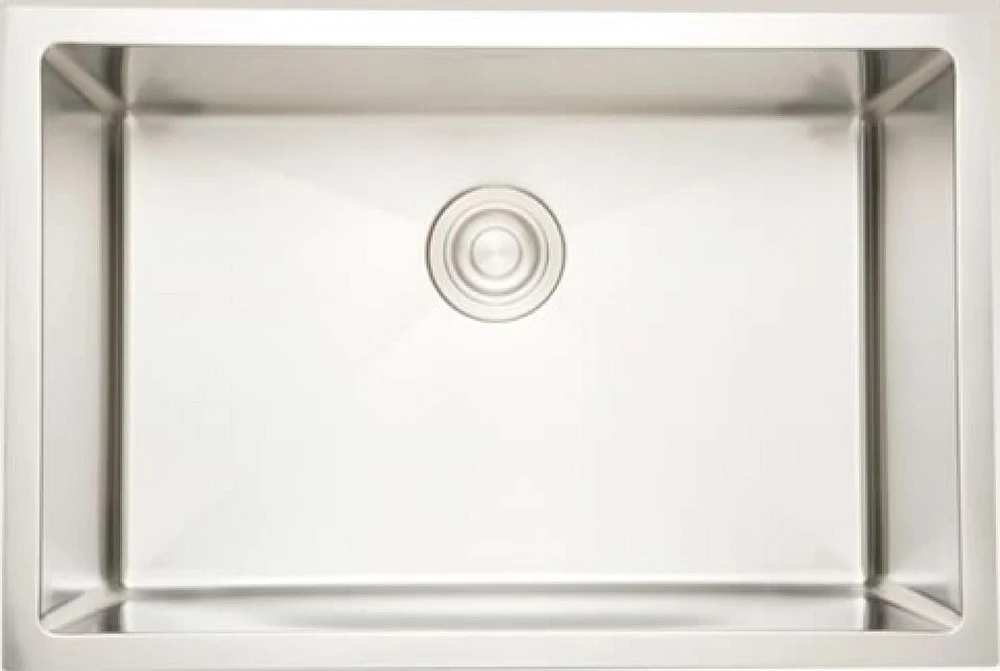 American Imaginations -in. W CSA Approved Stainless Steel Kitchen Sink With 1 Bowl And 16 Gauge